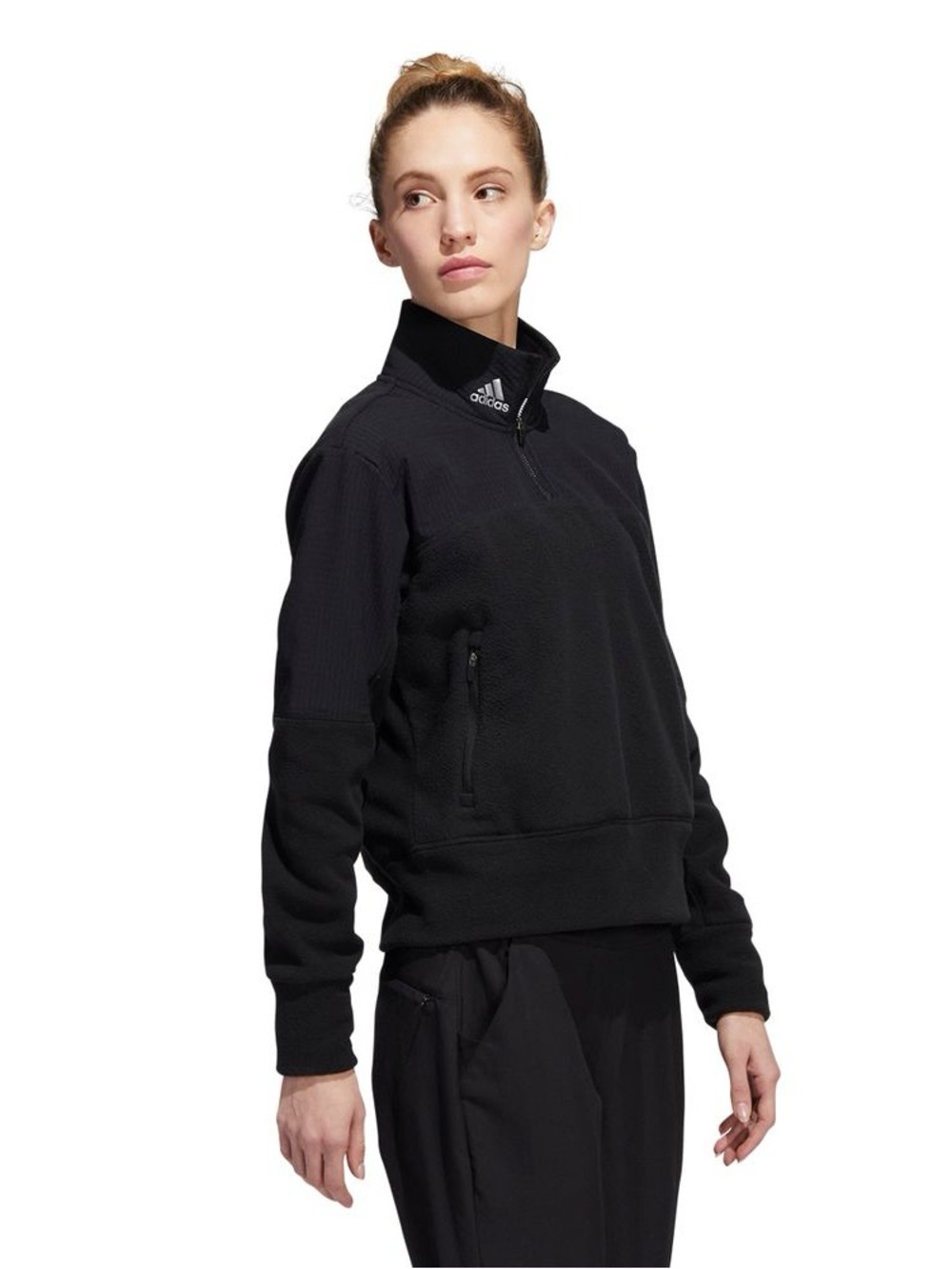 adidas Women's Fleece Quarter-Zip Pullover